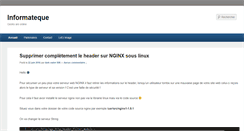 Desktop Screenshot of informateque.net